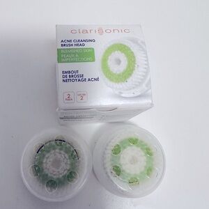 NEW! 2 Pack CLARISONIC Acne Cleansing Brush Head